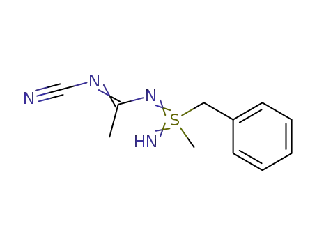 N1-(Benzyliminomethyl-λ6-sulfanyliden)-N2-cyanacetamidin