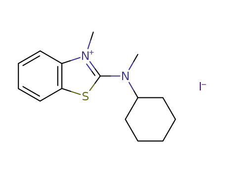 3-methyl-2-(N-methylcyclohexylamino)benzothiazolium iodide