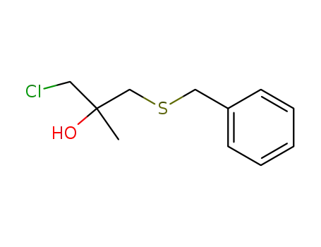 1-Benzylsulfanyl-3-chloro-2-methyl-propan-2-ol