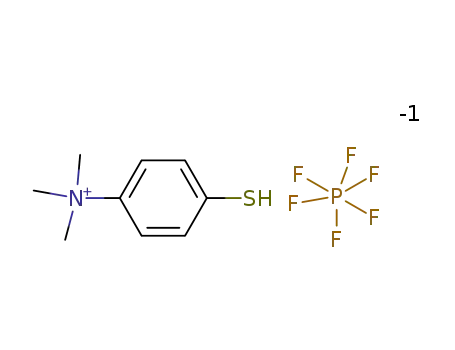 4-(trimethylammonio)benzene thiolate hexafluorophosphate