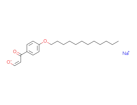 Sodium; (Z)-3-(4-dodecyloxy-phenyl)-3-oxo-propen-1-olate