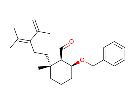 (1R,2R,6S)-6-Benzyloxy-2-(3-isopropenyl-4-methyl-pent-3-enyl)-2-methyl-cyclohexanecarbaldehyde