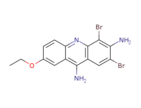 3,9-Diamino-2,4-dibrom-7-ethoxy-acridin