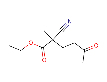 ethyl 2-cyano-2-methyl-5-oxohexanoate