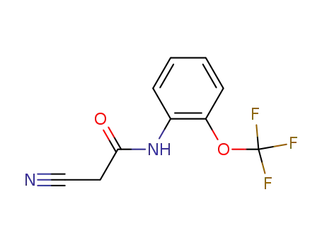 2-cyano-N-(2-trifluoromethoxyphenyl)acetamide