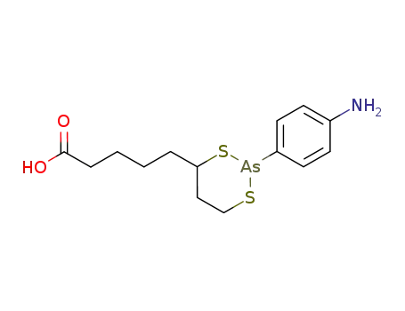 2-aminophenyl-4-pentanoic-1,3,2-dithiaarsinane