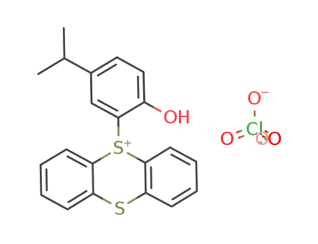 5-(2-Hydroxy-5-isopropyl-phenyl)-thianthren-5-ium; perchlorate