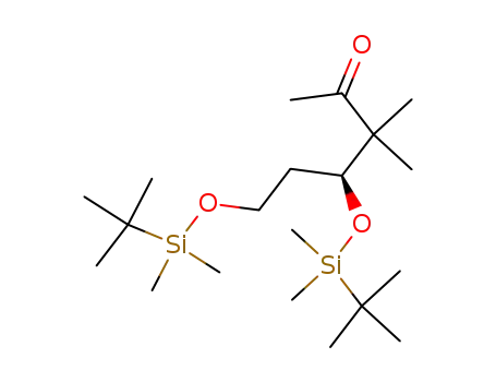 (4S)-4,6-bis{[tert-butyl(dimethyl)silyl]oxy}-3,3-dimethylhexan-2-one