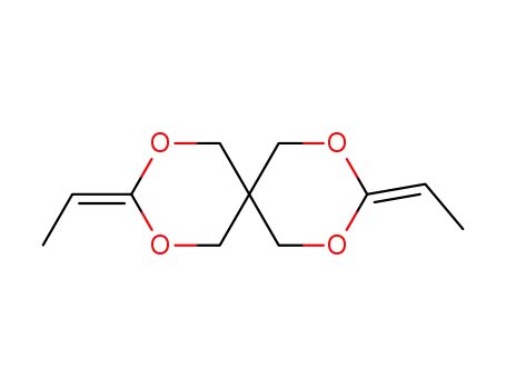 Molecular Structure of 65967-52-4 (2,4,8,10-Tetraoxaspiro[5.5]undecane, 3,9-diethylidene-)