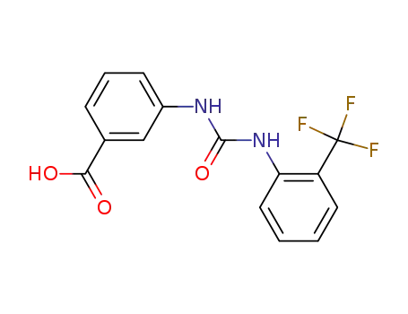 3-[3-(2-trifluoromethyl-phenyl)-ureido]-benzoic acid