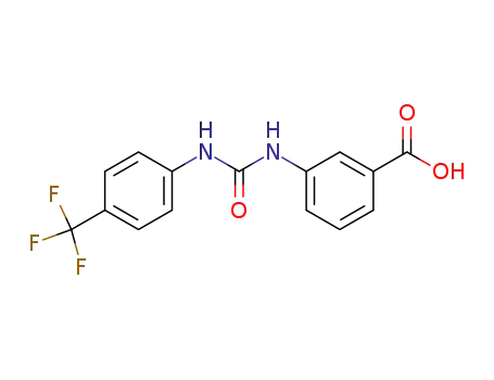 3-[3-(4-trifluoromethyl-phenyl)-ureido]-benzoic acid