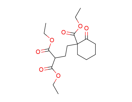 2-[2-(1-ethoxycarbonyl-2-oxo-cyclohexyl)-ethyl]-malonic acid diethyl ester