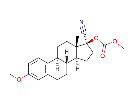 17α-cyano-3-methoxy-17β-(methoxycarbonyloxy)estra-1,3,5(10)-triene