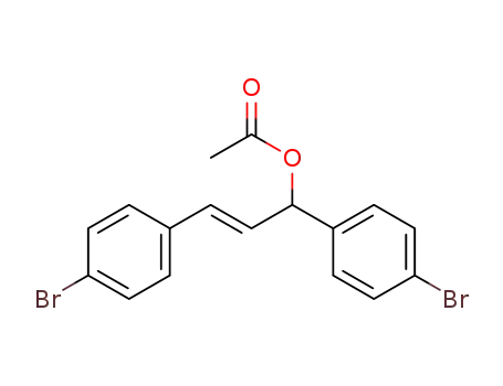 rac-(E)-1,3-bis(4-bromophenyl)-2-propen-1-yl acetate