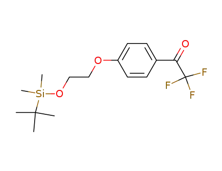 1-(4-(2-((tert-butyldimethylsilyl)oxy)ethoxy)phenyl)-2,2,2-trifluoroethan-1-one