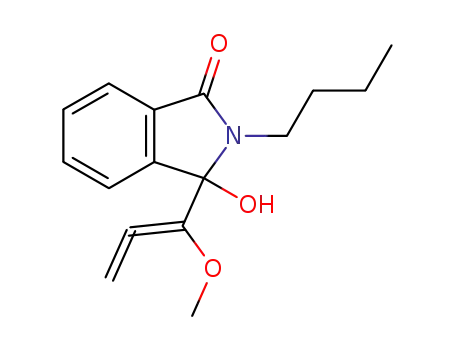2-butyl-3-hydroxy-3-(1-methoxy-propa-1,2-dienyl)-2,3-dihydro-isoindol-1-one
