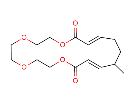 (12E,17E)-14-Methyl-1,4,7,10-tetraoxa-cyclononadeca-12,17-diene-11,19-dione