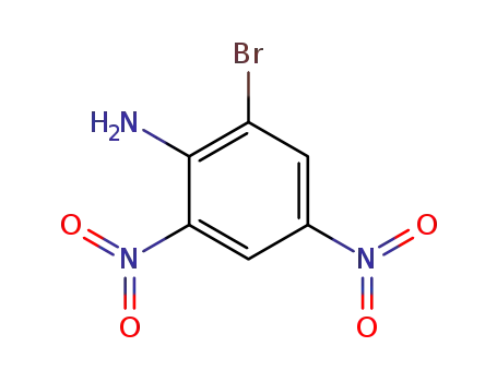 Molecular Structure of 1817-73-8 (2-Bromo-4,6-dinitroaniline)