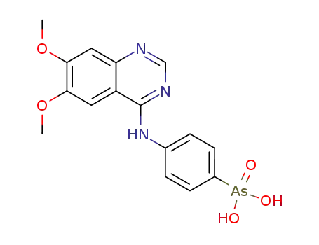 4-(4'-phenylarsonic acid)amino-6,7-dimethoxyquinazoline