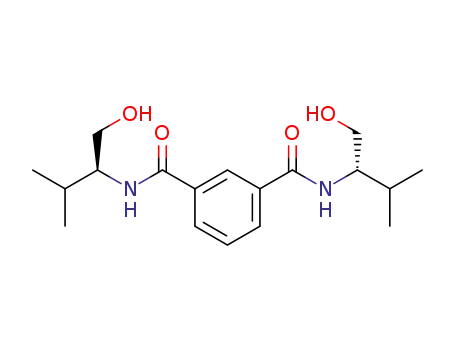 Molecular Structure of 475110-08-8 (1,3-Benzenedicarboxamide,
N,N'-bis[(1S)-1-(hydroxymethyl)-2-methylpropyl]-)