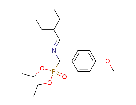 diethyl {[(E)-2-ethyl-1-butylidene]amino}(4-methoxyphenyl)methylphosphonate