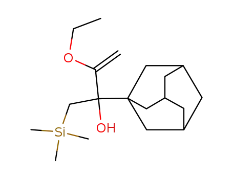 2-adamantan-1-yl-3-ethoxy-1-trimethylsilanyl-but-3-en-2-ol