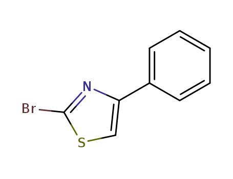 Molecular Structure of 57516-16-2 (2-Bromo-4-phenylthiazole)