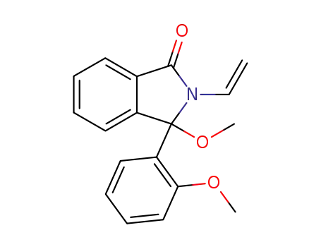 3-methoxy-3-(2-methoxy-phenyl)-2-vinyl-2,3-dihydro-isoindol-1-one