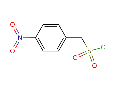 Molecular Structure of 4025-75-6 ((4-Nitrophenyl)methanesulfonyl chloride)