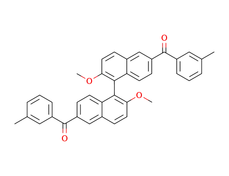 6,6'-bis(3-methylbenzoyl)-2,2'-dimethoxy-1,1'-binaphthyl