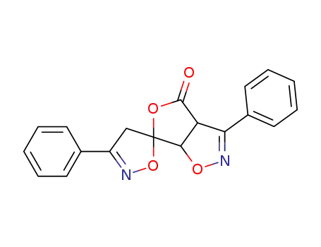 3,3'-diphenyl-3a,6a-dihydro-4-oxospiro[isoxazolino-5',6-isoxazolo[3,4-c]furanone]