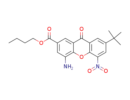 butyl 4-amino-7-tert-butyl-5-nitro-9-oxo-9H-xanthene-2-carboxylate