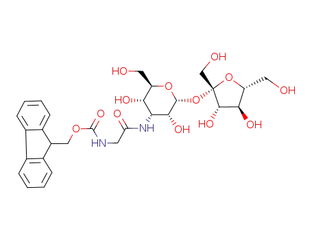 3-deoxy-3-(N-Fmoc-glycylamido)-α-D-allopyranosyl β-D-fructofuranoside