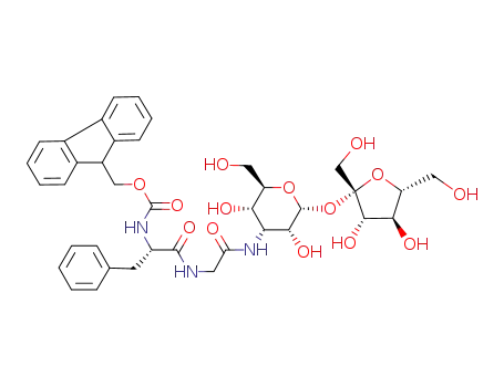 3-deoxy-3-(N-Fmoc-L-phenylalanyl-glycylamido)-α-D-allopyranosyl β-D-fructofuranoside