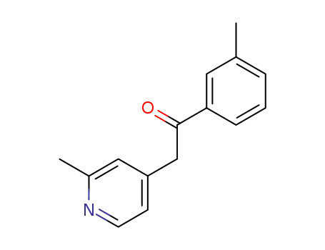 1-(3-methylphenyl)-2-(2-methyl-4-pyridyl)ethanone