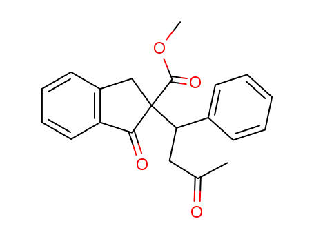 methyl 1-oxo-2-(1-phenyl-3-oxobutyl)indan-2-carboxylate