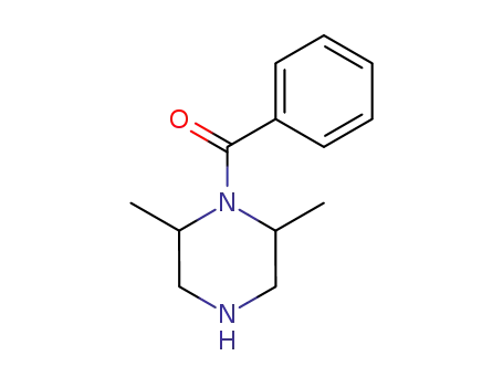 N-(benzoyl)-cis-2,6-dimethylpiperazine