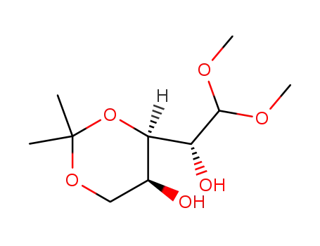 (4R,5S)-4-((R)-1-hydroxy-2,2-dimethoxyethyl)-2,2-dimethyl-1,3-dioxan-5-ol