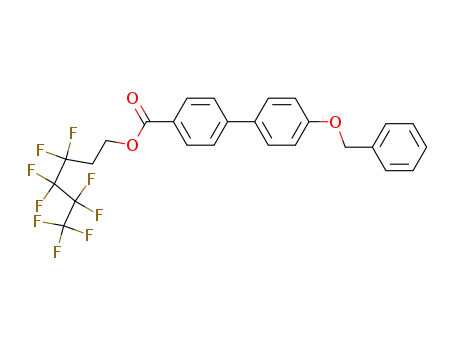 4'-benzyloxy-biphenyl-4-carboxylic acid 3,3,4,4,5,5,6,6,6-nonafluoro-hexyl ester
