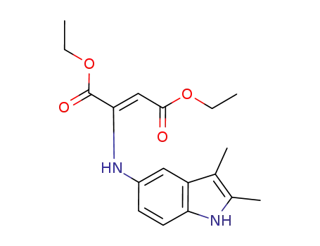 diethyl (5-amino-2,3-dimethyl-1H-indolyl)fumarate