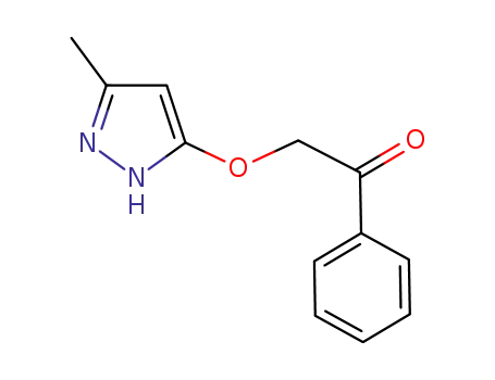 (5-methyl-2H-pyrazol-3-yl) (2-oxo-2-phenylethyl) ether
