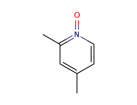 Molecular Structure of 1122-45-8 (2,4-DIMETHYL-PYRIDINE 1-OXIDE)