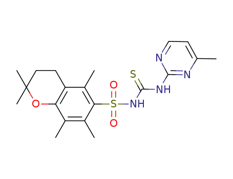 N-2,2,5,7,8-pentamethylchroman-6-sulfonyl-N'-2-(4-methylpyrimidyl)thiourea