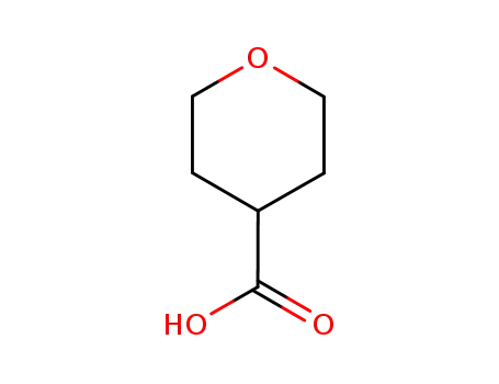 Molecular Structure of 5337-03-1 (Tetrahydro-2H-pyran-4-carboxylic acid)