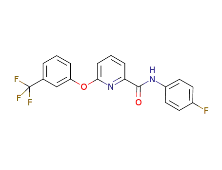 N-(4-fluorophenyl)-6-(3-trifluoromethylphenoxy)pyridine-2-carboxamide