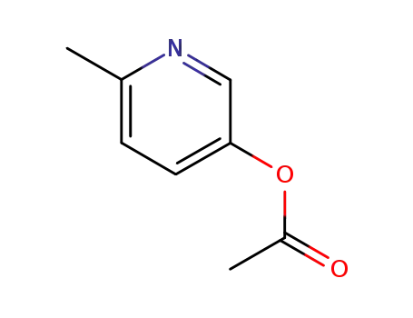 Molecular Structure of 4842-89-1 (Acetic acid 6-methyl-3-pyridyl ester)
