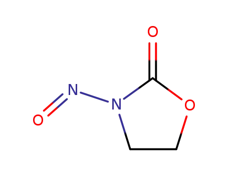 Molecular Structure of 38347-74-9 (2-Oxazolidinone, 3-nitroso-)