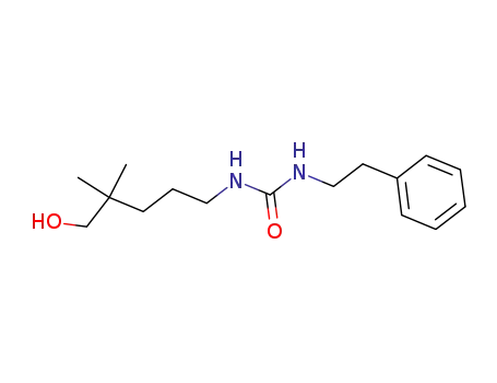 N-(5-hydroxy-4,4-dimethylpentyl)-N'-phenethylurea