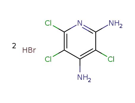 2,4-diamino-3,5,6-trichloropyridine dihydrobromide