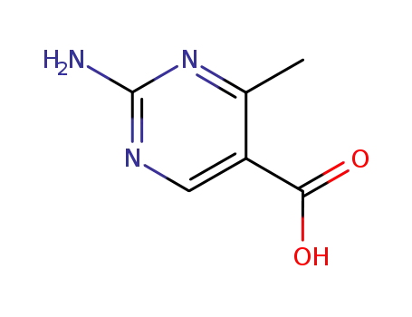 Molecular Structure of 769-51-7 (2-AMINO-4-METHYL-PYRIMIDINE-5-CARBOXYLIC ACID)